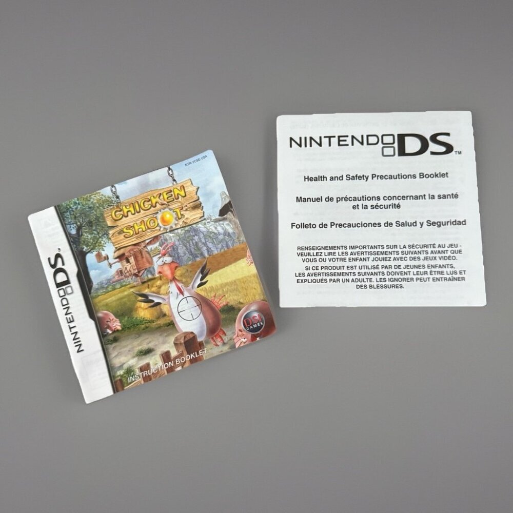 Chicken Shoot Nintendo DS Game Complete In Box CIB Authentic Working Tested - Picture 4 of 11